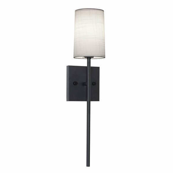 Afx Rose 1- Light LED Sconce - Black ROSS0420CBBK